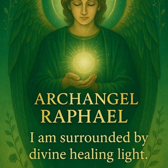 Archangel Raphael Healing Oracle Cards RARE OOP - Picture 4 of 4